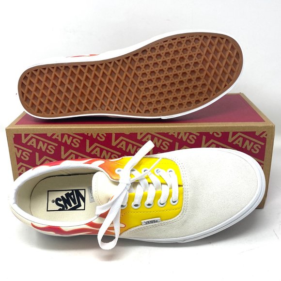 💖MEGA SALE💖VANS Era Flame White Off Suede Canvas Men's Sneakers VN0A4BV4223 - Picture 3 of 10